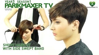 Короткая стрижка с удлиненной челкой Short haircut with side swept bangs. parikmaxer tv(PARIKMAXER.TV– ИННОВАЦИОННЫЙ интернет-проект, ЦЕЛЬЮ КОТОРОГО ЯВЛЯЕТСЯ ПОПУЛЯРИЗАЦИЯ лучших мастеров парикмахер..., 2014-02-05T15:52:40.000Z)