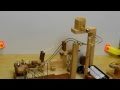 Catapult marble machine