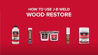 HOW TO USE J-B WELD WOOD REPAIR SOLUTIONS