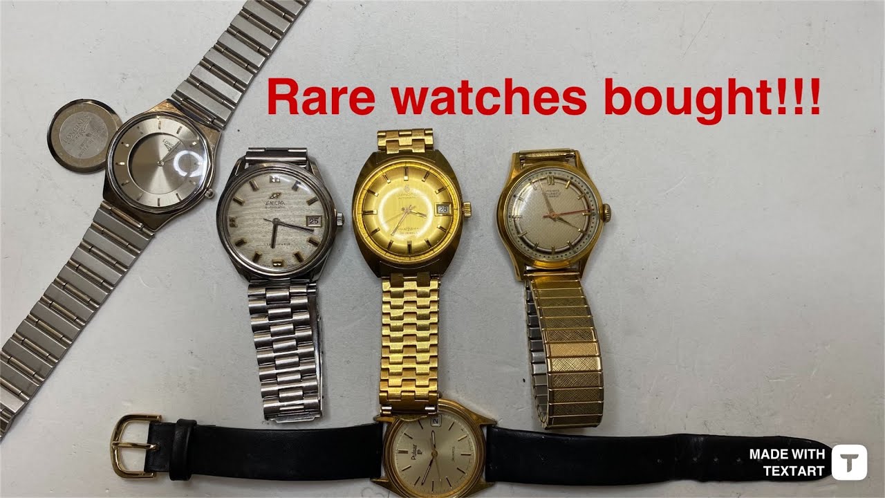 SUPER RARE WATCHES Bought From Thrift Store YouTube SUPER RARE WATCHES Bought From Thrift Store YouTube