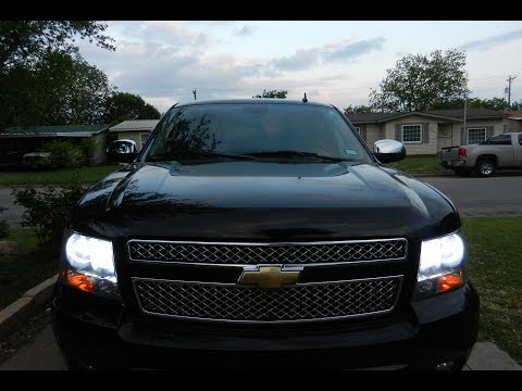 HOW TO SWAP YOUR HEADLIGHT BULBS  WITH LED BULBS 07-14 TAHOE-SUBURBAN-AVALANCHE