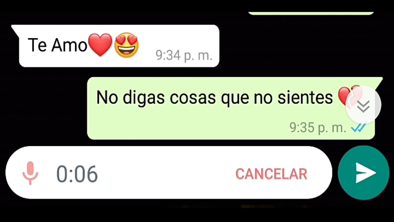 No me digas (Te amo )”Si no lo sientes " - YouTube