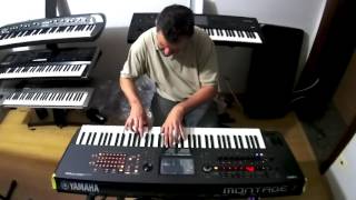 Yamaha Montage 7 , com Pianista Leo Mitrulis teste ..