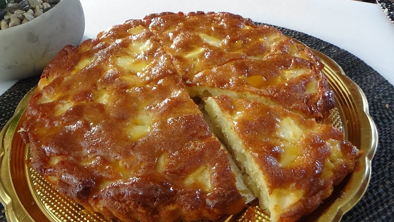 // TARTE AUX POMMES //فطيرة بالتفاح ما تشبعوش منها// طارت بالتفاح من أروع ما صنعت