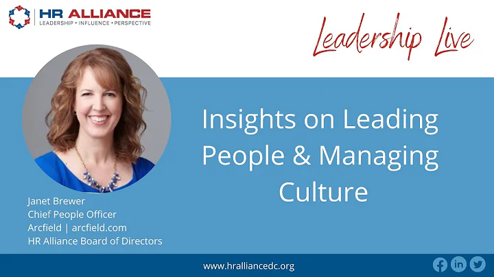 Insights on Leading People & Managing Culture | HR...