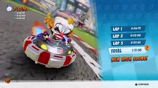 (CTR:NF) Turbo Track 1:11.50 + 21.92 Lap