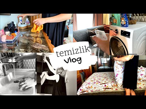 DİP KÖŞE TEMİZLİK 🧼 BÜTÜN EVİ TEMİZLEDİM🪣🫧