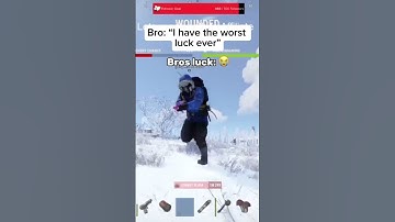 Worst luck ever😭😭 #rust #rustpc #rustgame #gaming #rustcontent #ytshorts #shorts