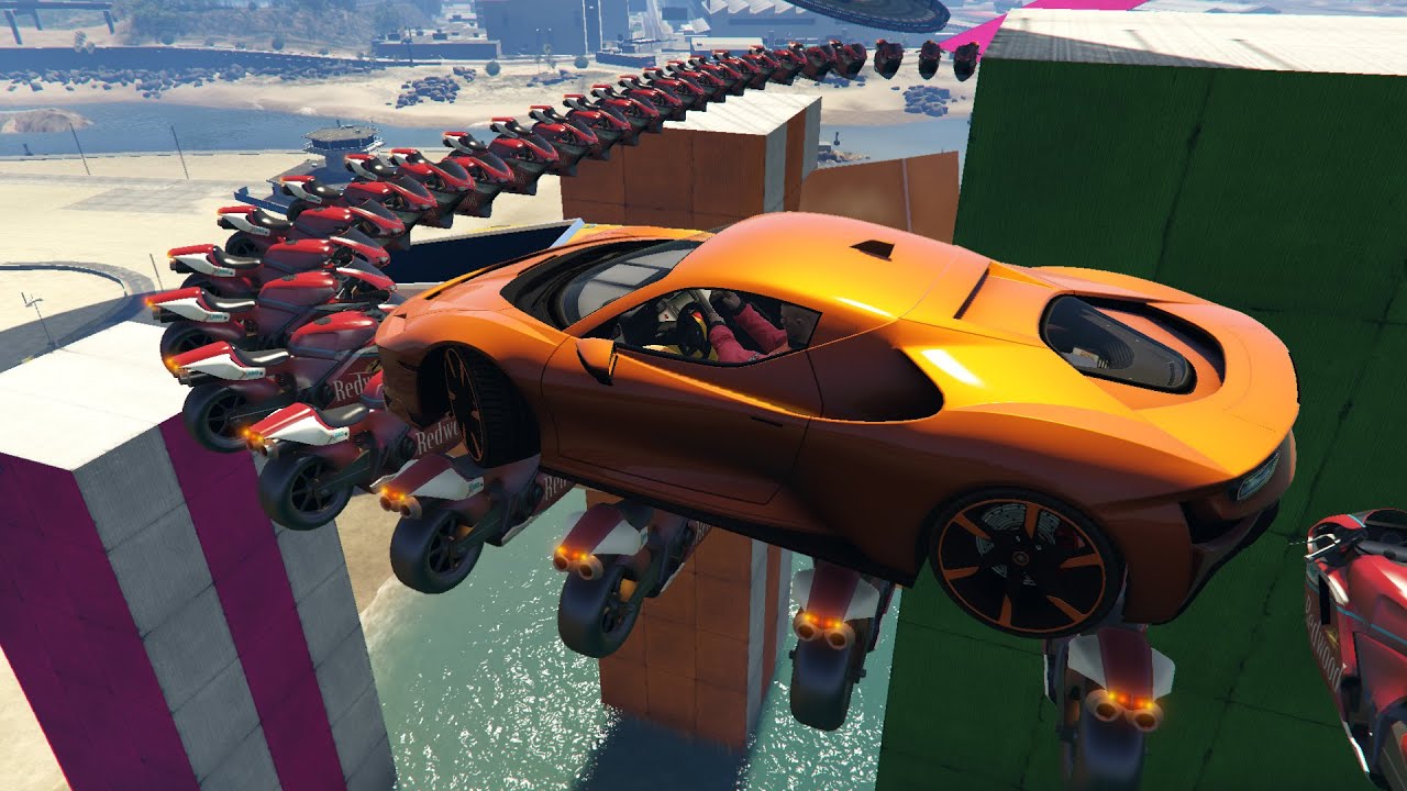 Lamborghini On A Motorcycle - GTA 5 Online - YouTube