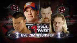WWE Fatal 4 Way 2010 - Randy Orton vs John Cena vs Edge vs Sheamus promo (HD)