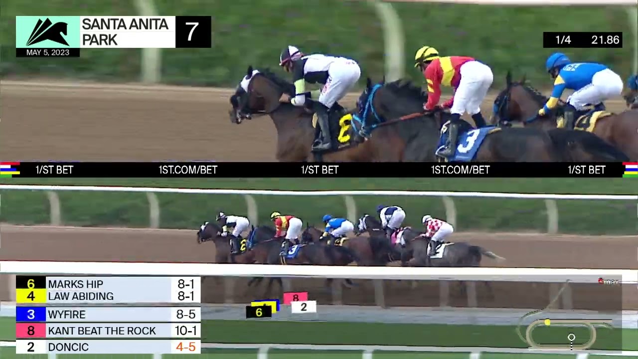 Wyfire wins Race 7 on Friday, May 5 at Santa Anita Park