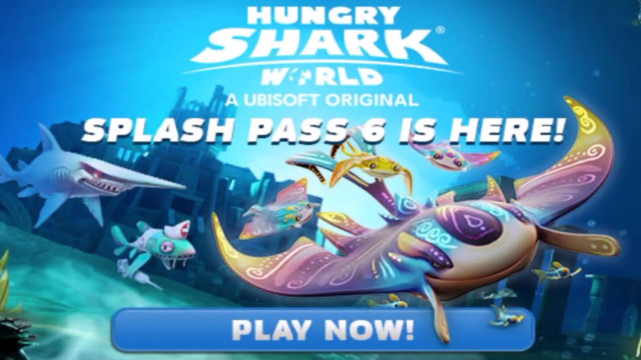 NEW UPDATE! VIP SHARK PASS UNLOCKED - Hungry Shark World 