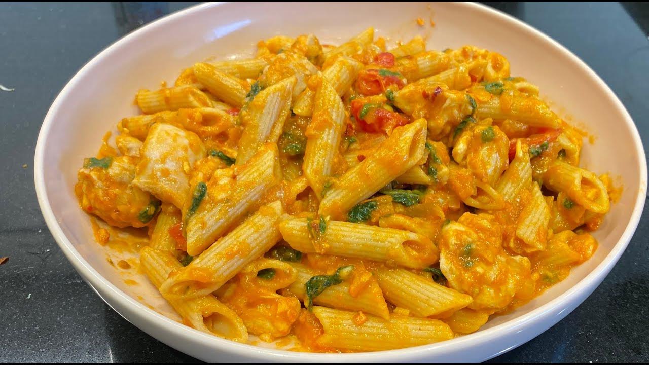 CHICKEN PASTA RECIPE HOW TO MAKE CHICKEN RED SAUCE PASTA YouTube
