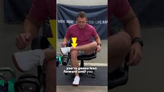 Active Seated Pigeon Stretch #shorts