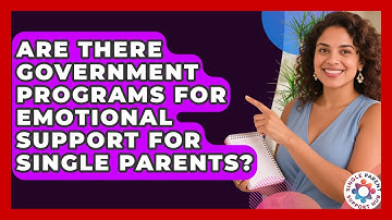 Are There Government Programs for Emotional Support for Single Parents?