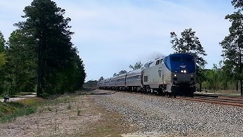Amtrak 90 highballs through Java