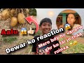 Dewar ko reaction guys 😱🤣last ma aafoi vanu pareyo ghr ma mero bdy ho vanerw!!😩🥹