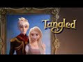 Queen elsa and jack frost try to save their baby  frozen 3 jelsa tangled fanmade scene