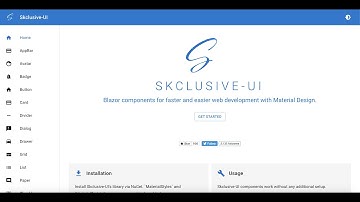 Blazor Skclusive-UI Docs App