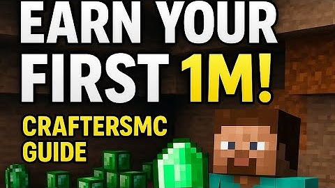 How to earn your first 1 million coins!! CraftersMC Skyblock