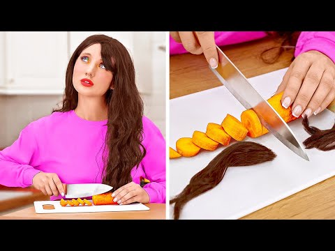 LONG HAIR VS SHORT HAIR PROBLEMS || Funny Everyday Situations by 123 GO!