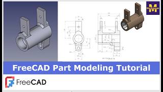 FreeCAD Part Modeling Tutorial 133 | FreeCAD Tutorial | 3D Modeling Tutorial | FreeCAD Community