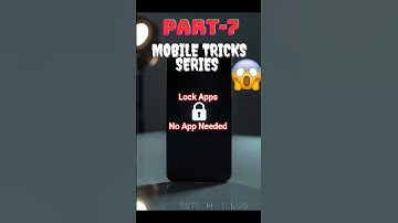 Lock Any App Without Using Any App! | Part 7 | Hidden Android Trick 🔒 #sstechtelugu #facts