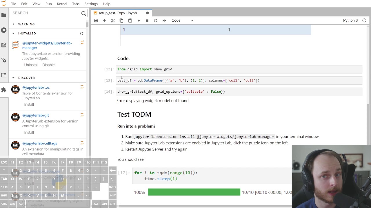 How To Use And Install Jupyter Lab Extensions