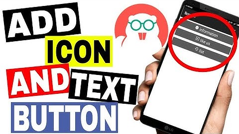 Add icon with text in app building | Thunkable tutorial hindi | Infomania Talk