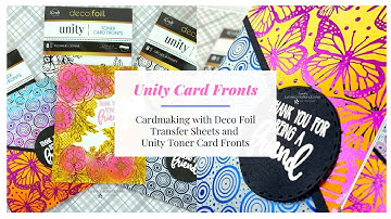 Friendship Cards with Deco Foil for Unity Toner Card Fronts