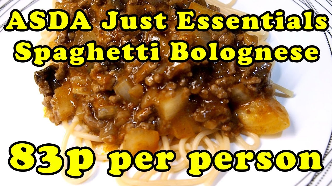 Asda Just Essentials Home Cooking Spaghetti Bolognese Cheap Food Frugal asda-just-essentials-home-cooking-spaghetti-bolognese-cheap-food-frugal