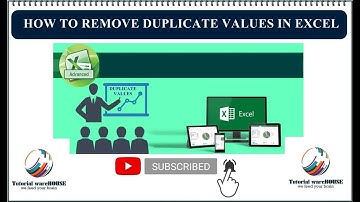 How to Remove Duplicate Values in Excel - In Urdu