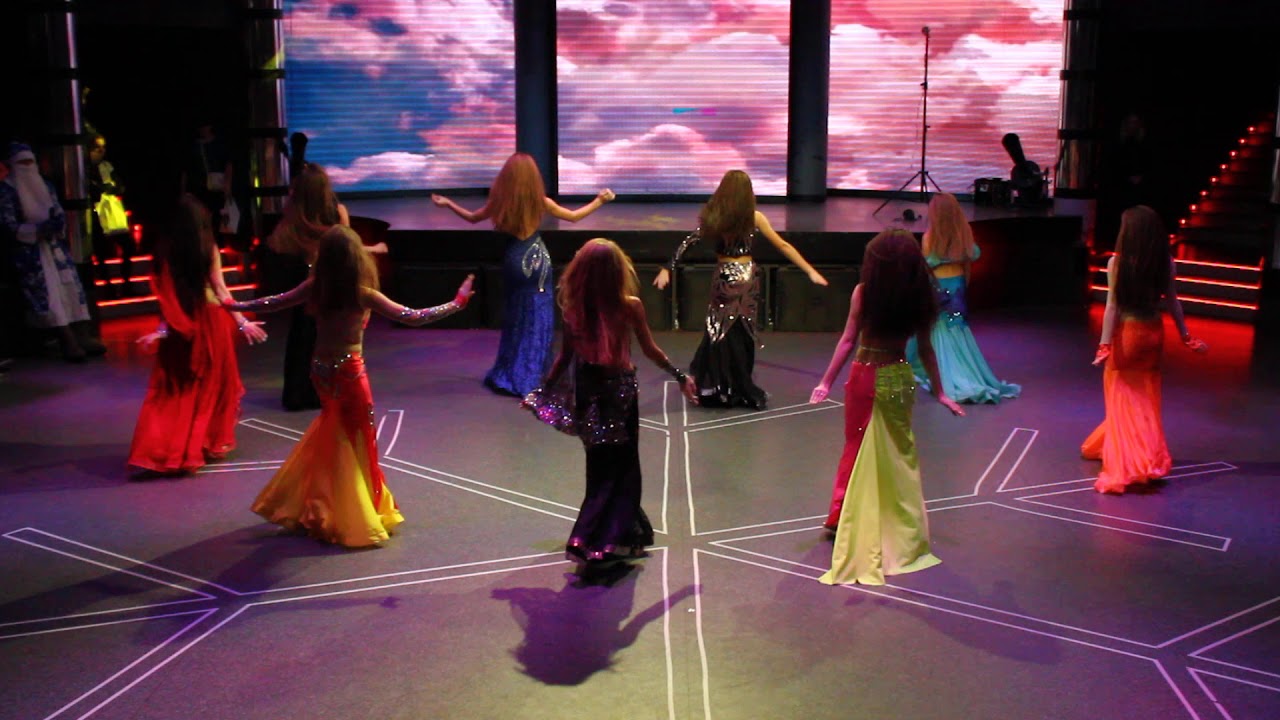 Hessa-Group (Azalais) -- Pop Song Aziza. Belly Dance. Teacher Anastasiya Postnova.