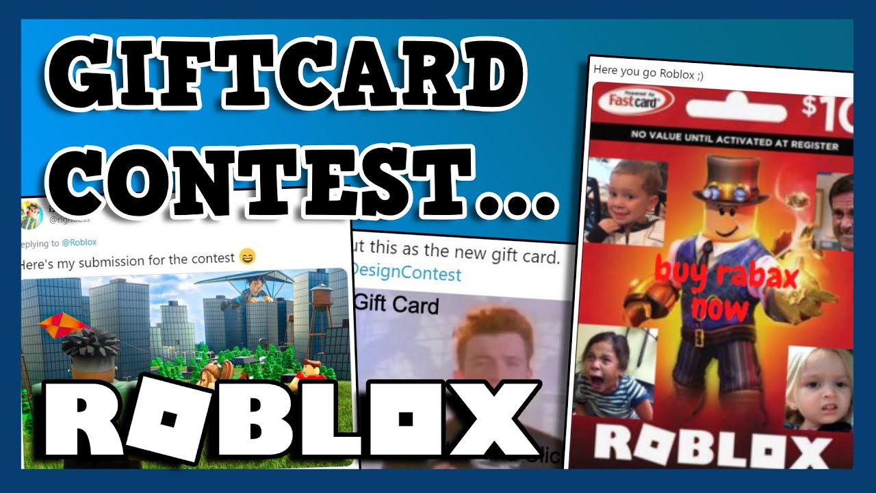 The Roblox Gift Card Contest Rating Roblox Gift Card Contest Submissions Youtube - no value until activated at register roblox