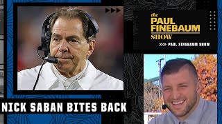 Nick Saban was ‘so honest and transparent’ in Alabama rant - Tim Tebow | The Paul Finebaum Show