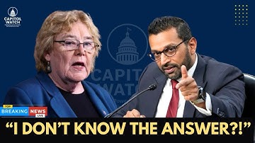 TOUGH: Lofgren Slams Kash Patel Over Epstein Files & Resource Diversion 