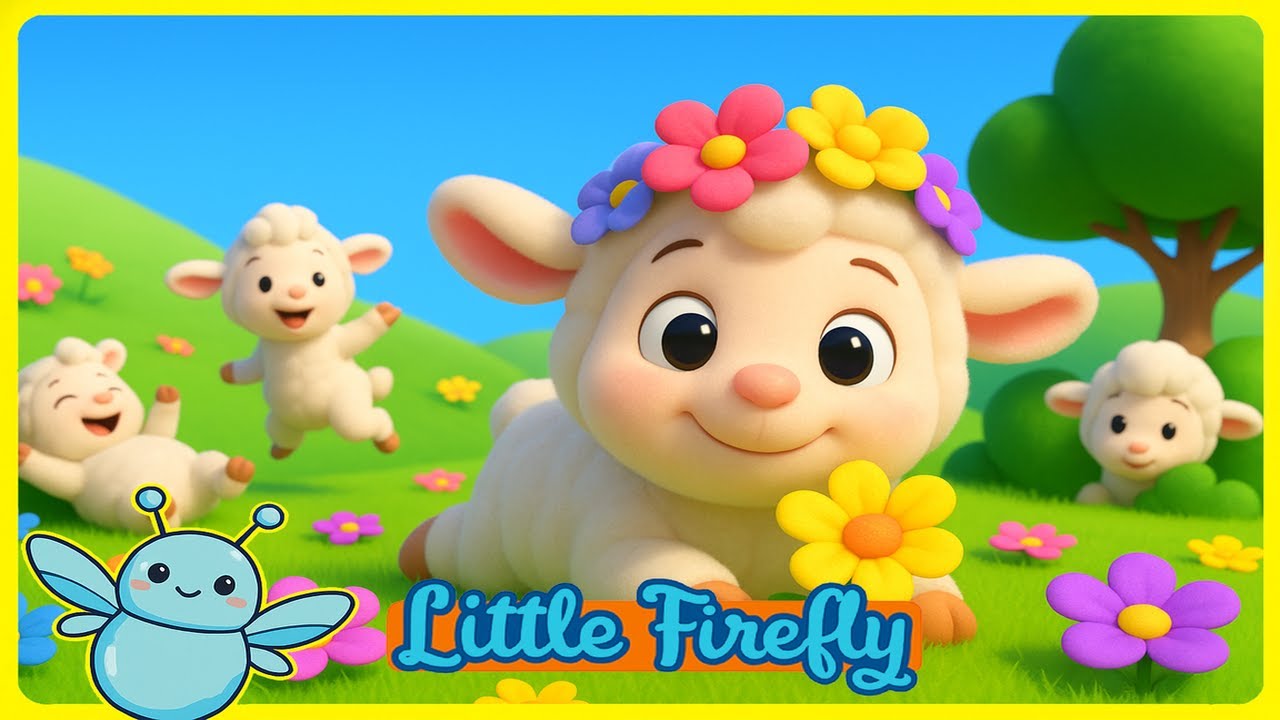 Dancing Sheep Adventure 🐑🌼 | Discover Colors & Flowers | Toddler Song | Little Firefly