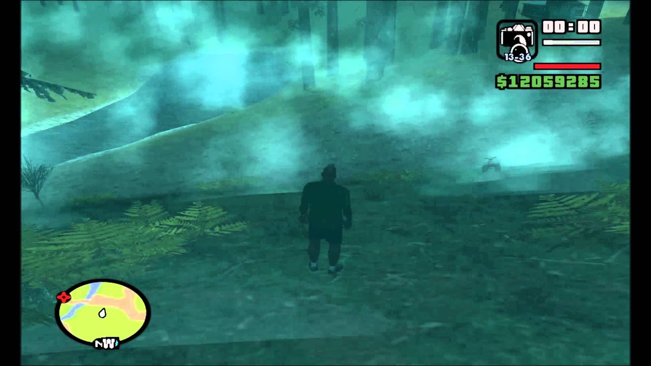 GTA San Andreas Searching for the Woods Creature Part 3