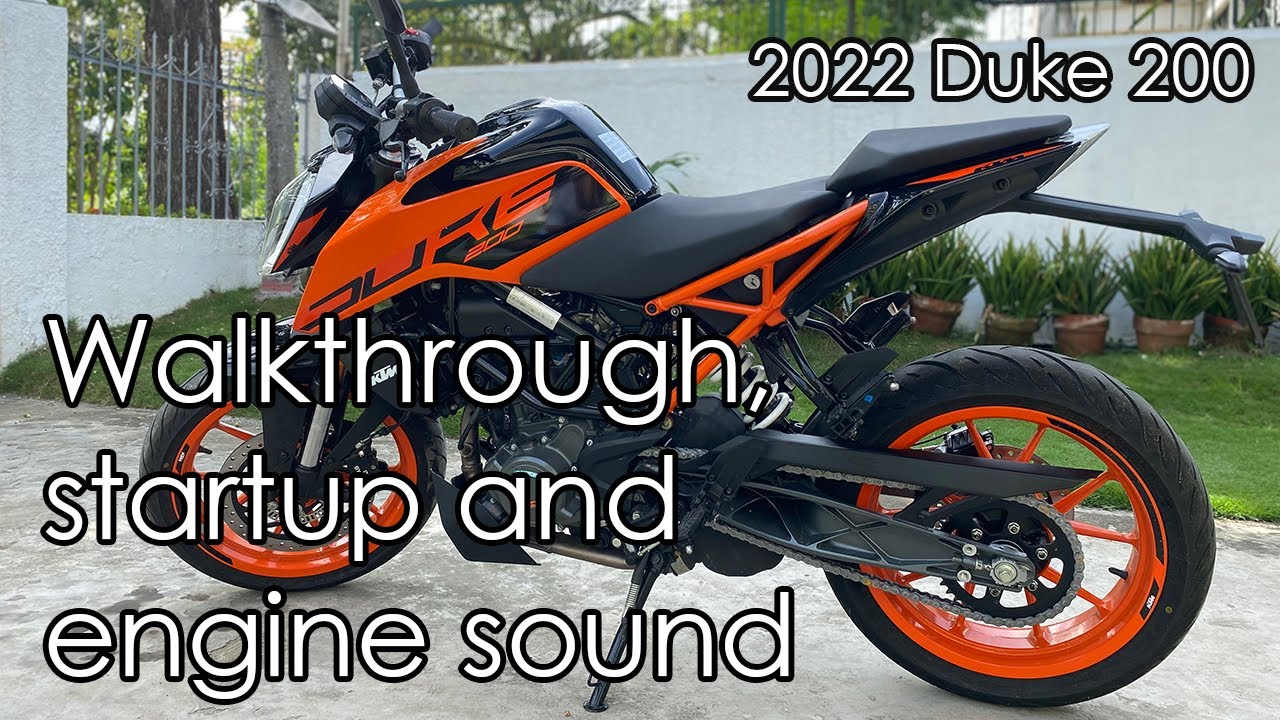 First Motorcycle: KTM 2022 Duke 200 Orange
