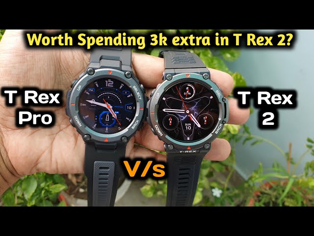 Amazfit T-Rex 2 vs Amazfit T-Rex Pro  Is It Worth Upgrade (2022)? 