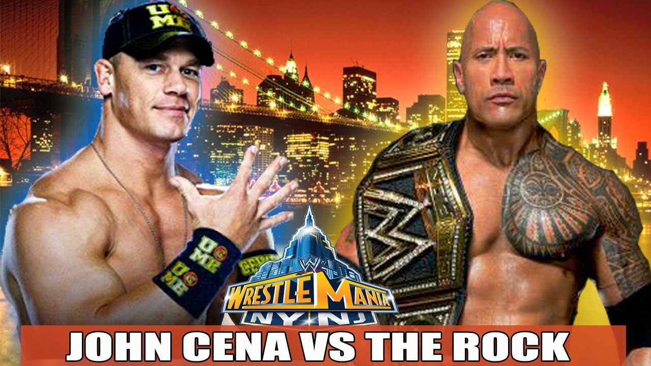 Wrestlemania 2013 John Cena Vs The Rock