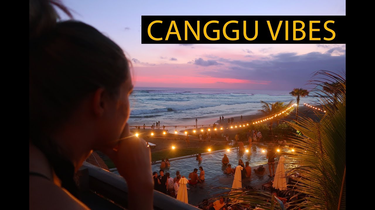 BALI SUNSET - BEST PLACE IN CANGGU! (The Lawn) - YouTube