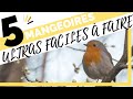 5 MANGEOIRES POUR OISEAUX [FACILES À FAIRE]