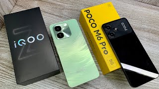 iQoo Z9x 5g vs Poco M6 Pro 5g - Best konsa ? | Gaming Processor 🎮| Best Camera 📸 | Rs 9200 🔥