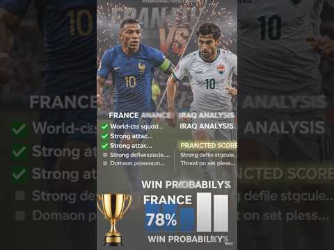 France vs Iraq: Can Iraq Pull Off a Miracle? ⚽#football #shorts #viral #reels #youtubeshorts #fifa