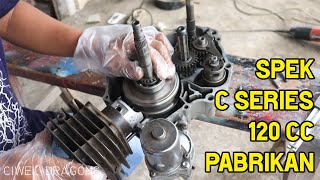 KUPAS Habis Spek c series 120 cc stroke 55 piston 54 pabrikan