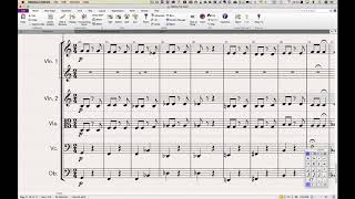 How to hide and show staves in full score in Sibelius
