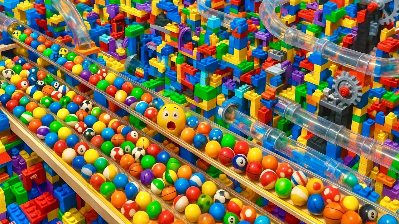 Marble Run Visual Comfort ASMR – Balanced Flow Collection