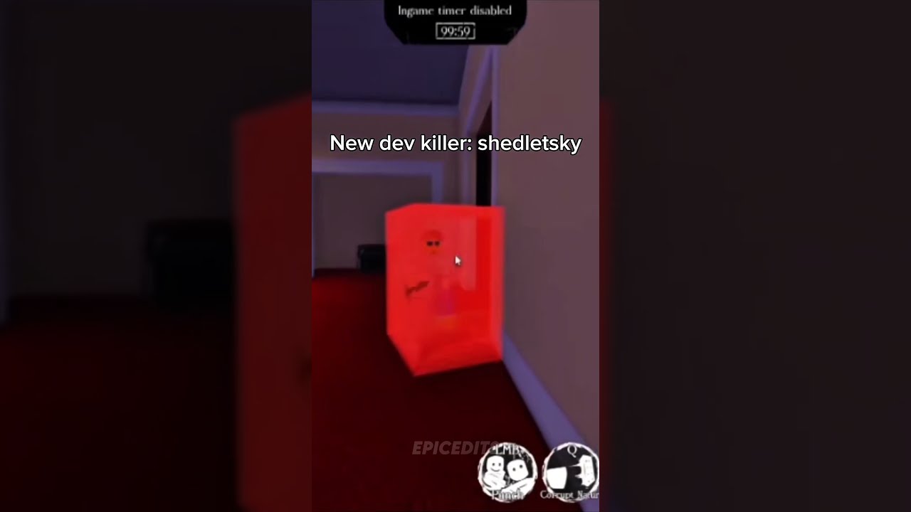 New Shedletsky Killer Forsaken Gubby Roblox