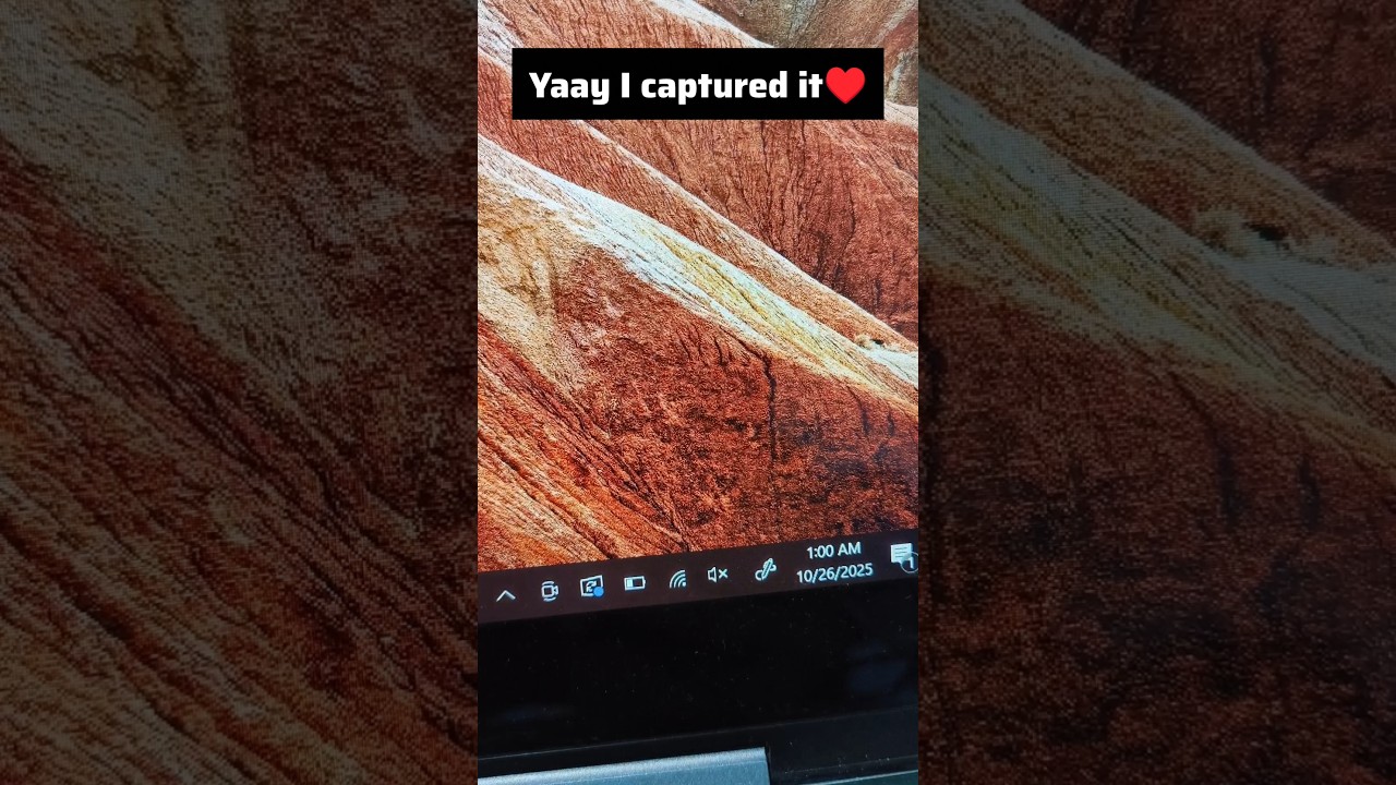 I captured time change 😍🤩